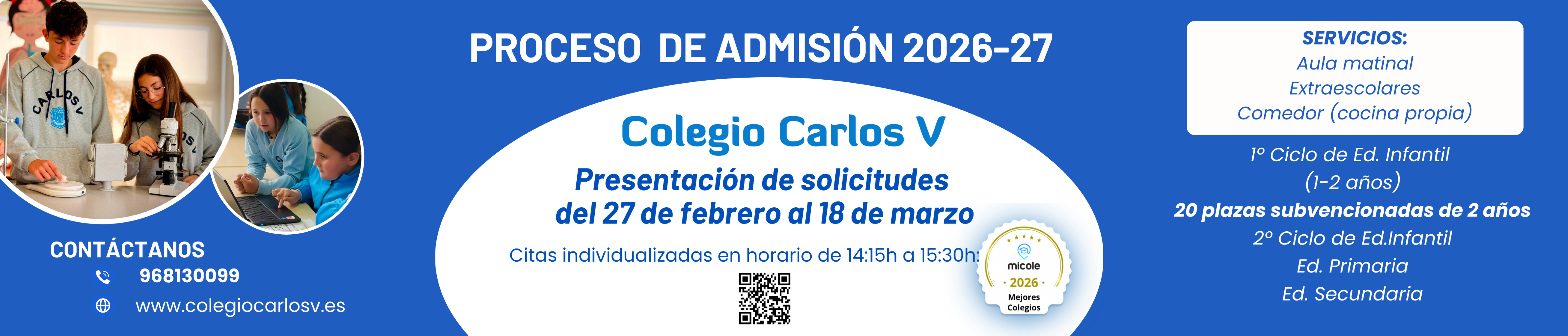 SILVER BANNER - COLEGIO CARLOS V