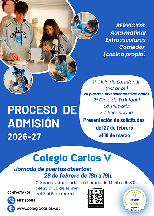 GENERIC BANNER - ENTREVISTAS - COLEGIO CARLOS V