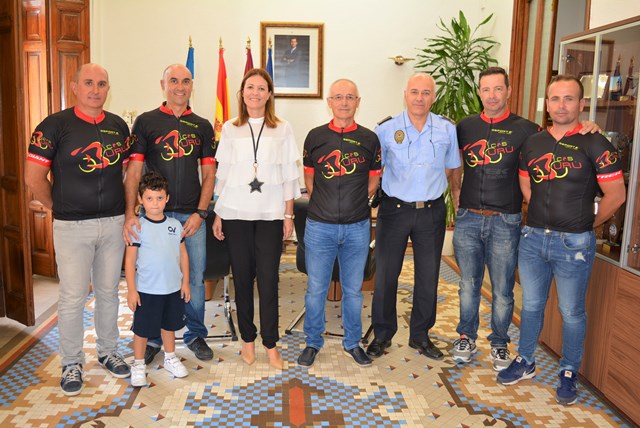 Cinco agentes de la Policía Local de Águilas participan en el Campeonato de España BTT