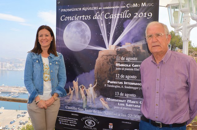 Los conciertos del Castillo de Águilas reunirán a figuras de la talla artística de Mariola Cantarero y Monserrat Martí Caballé 