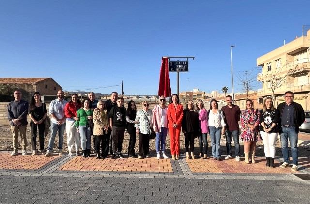 Don Blas “El maestro” cuenta ya con una calle con su nombre en Águilas