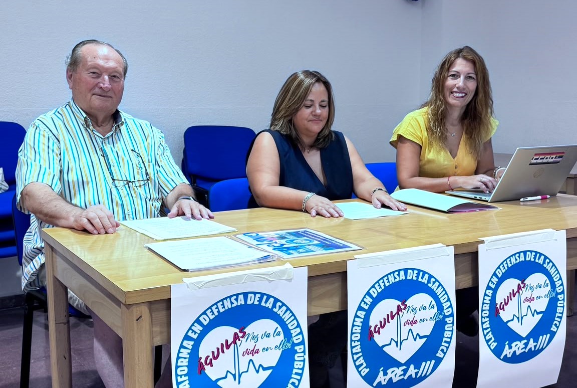 La Plataforma en Defensa de la Sanidad Pública reclama que el CIAR de Águilas alcance su plena capacidad asistencial