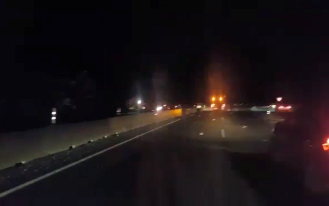 Un accidente de tráfico provoca el corte de la carretera Águilas-Lorca en ambos sentidos 