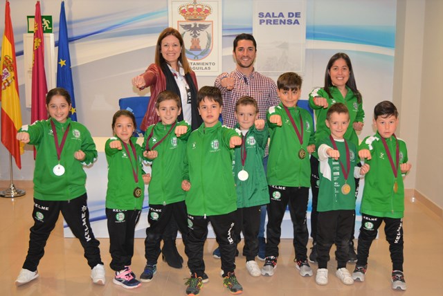 Cuatro deportistas aguileños del Club Nintai formarán parte de la selección murciana en el Campeonato de España de Kárate