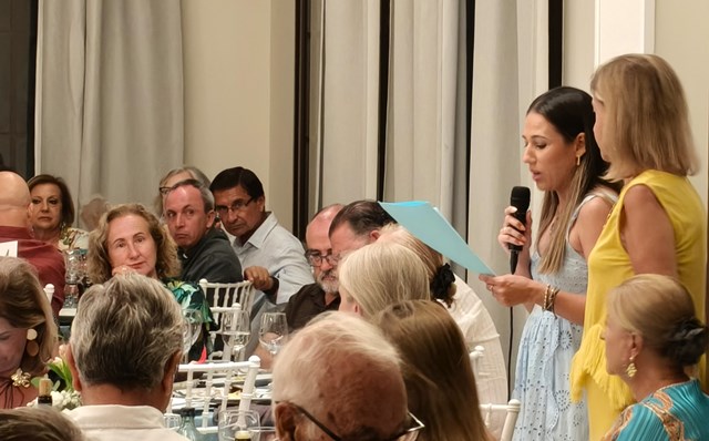 La Asociación de Damas de la Virgen de los Dolores Águilas reúne a cerca de un centenar de personas en la II Cena Benéfica de Verano