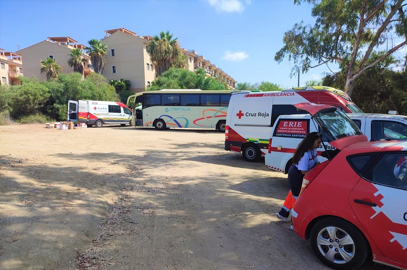 Más de una treintena de inmigrantes han desembarcado hoy sábado en Águilas