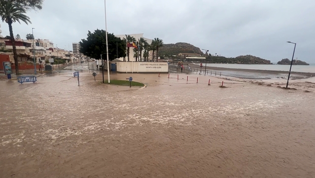 AEMET activa este jueves el aviso amarillo por lluvias y tormentas en Águilas