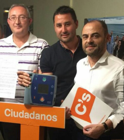 Ciudadanos promueve la creación de zonas cardioprotegidas en lugares clave de Águilas 