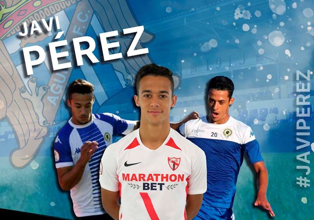El lateral diestro Javi Pérez, nuevo fichaje del Águilas Fútbol Club