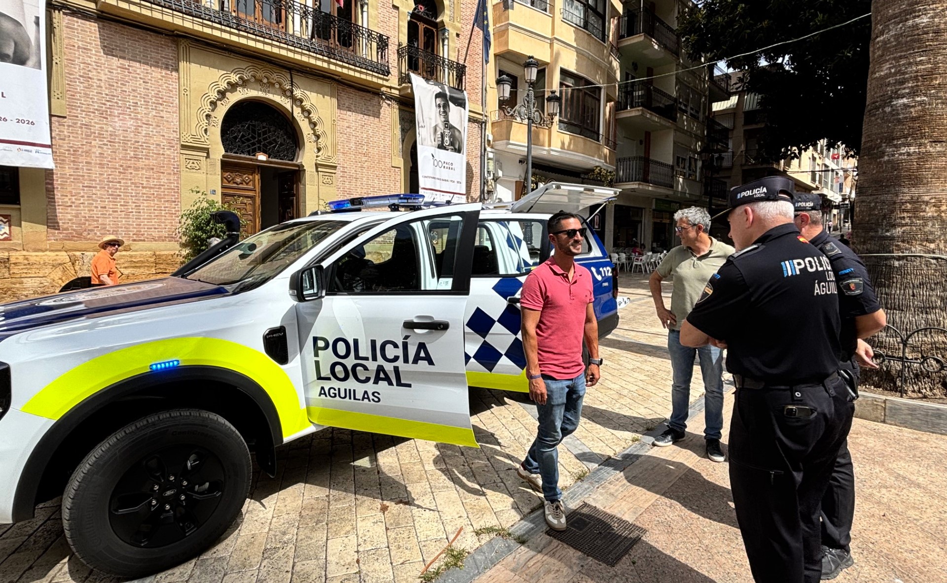 Un nuevo vehículo todoterreno reforzará la vigilancia de Policía Local en zonas rurales y pedanías de Águilas