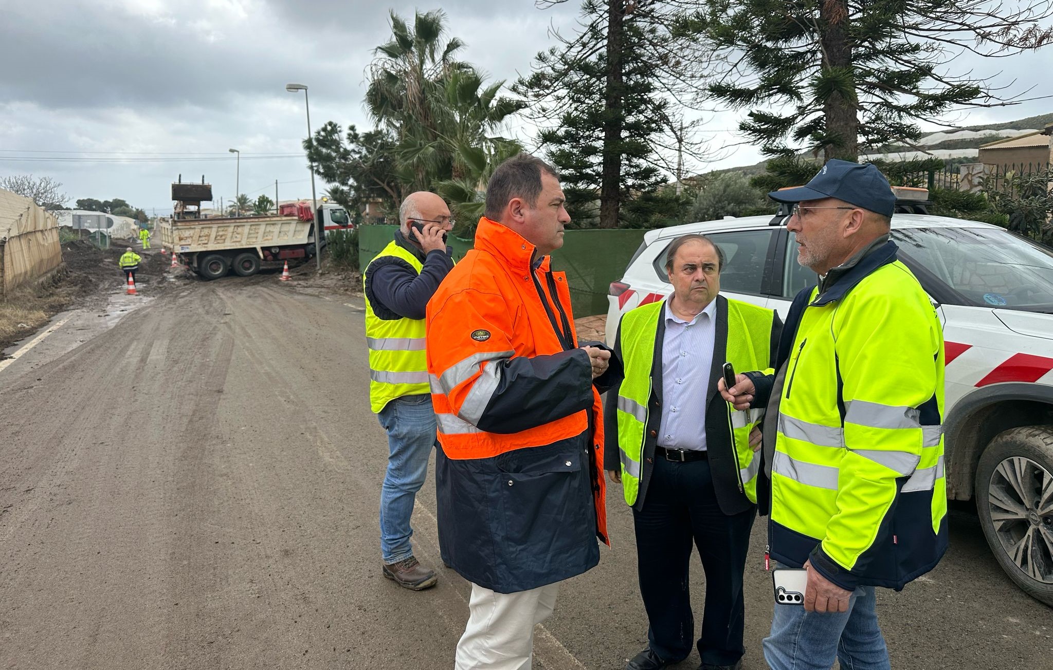 Permanecen cortadas al tráfico la RM-D18, carretera de El Cocón, y la RM-D20, que va desde El Garrobillo a Ramonete
