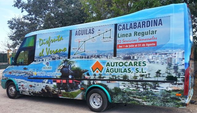 La Comunidad  Autónoma concede una ayuda para el transporte público de autobús en los extrarradios de Águilas