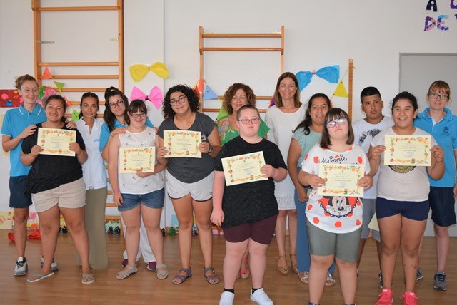  Concluye en Águilas la escuela de verano del Programa Respiro Familiar para niños con discapacidad