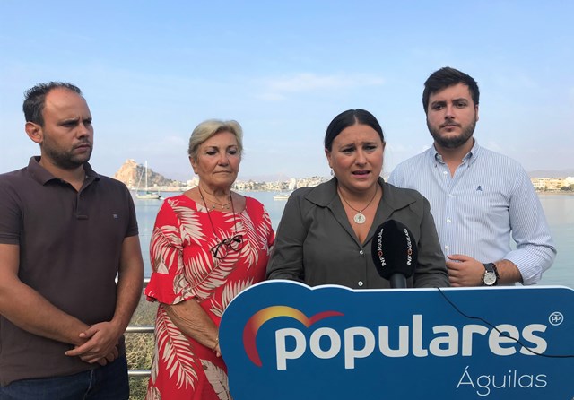El PP denuncia que “Águilas ha ofrecido una mala imagen este verano por la improvisación del Equipo de Gobierno” 