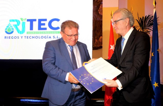 La empresa aguileña Ritec recibe el Premio Europeo a la Calidad y Compromiso Empresarial