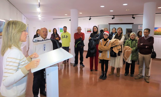 Los alumnos de Rafael Meca exponen sus obras en la Casa de la Cultura de Águilas