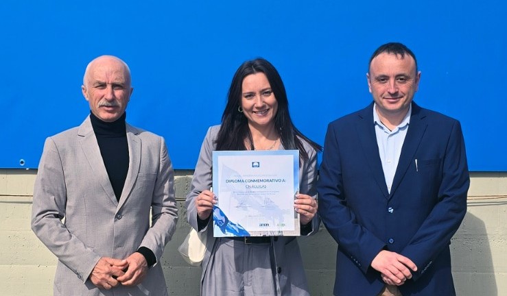 El Club Náutico de Águilas, reconocido en Málaga por sus 31 años luciendo la Bandera Azul