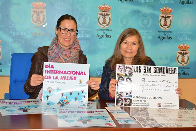 El arte como forma de reivindicar el Día Internacional de la Mujer en Águilas