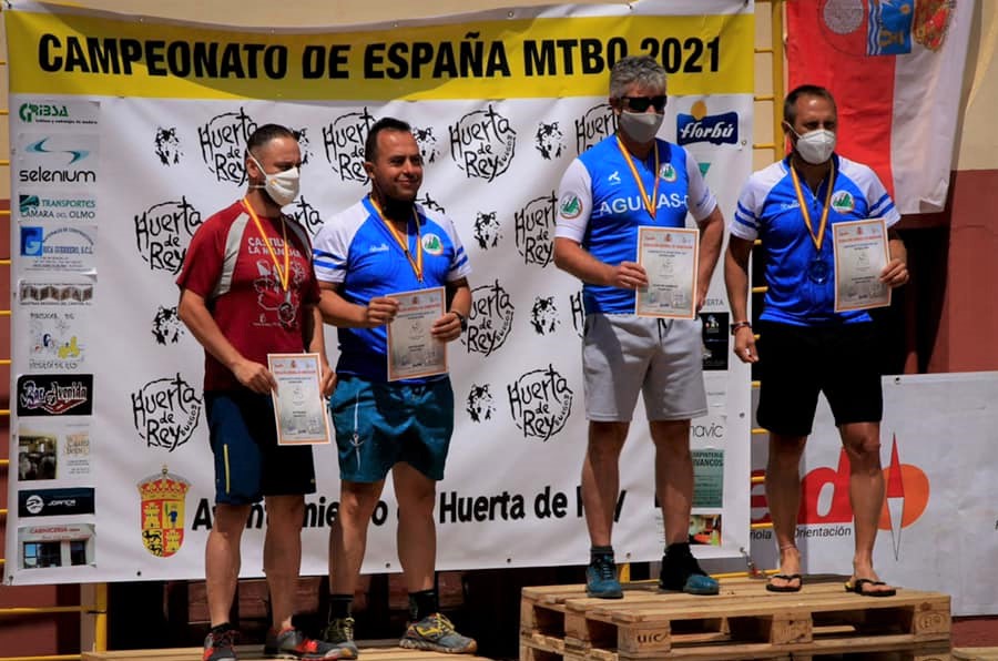 Pódium para el Águilas-O en el Campeonato de España de MTBO