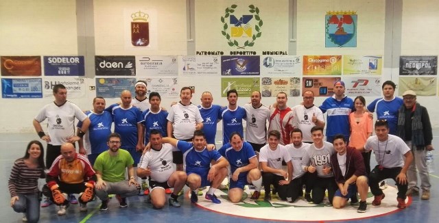 Diez asociaciones participan en los cuartos de final de la liga regional FEAFES de fútbol sala celebrada en Águilas 