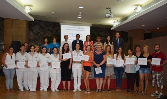 Una nueva remesa de alumnos logra sus certificados de profesionalidad en el sector turístico