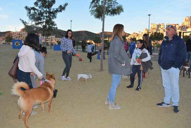  Águilas inaugura su primer parque canino que se ampliará con un segundo el próximo mes de marzo