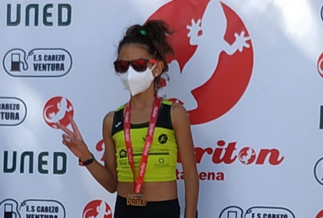 La atleta aguileña Fátima Hernández suma nuevos éxitos deportivos 