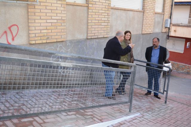 Concluyen las obras para mejorar la accesibilidad de la calle Echegaray de Águilas 
