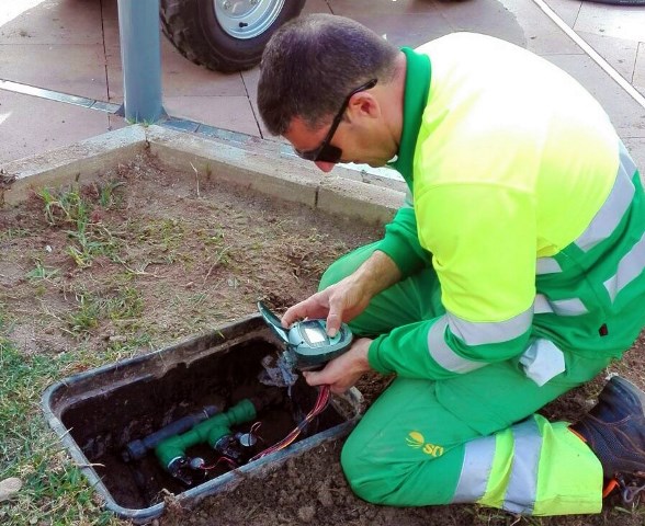 El Ayuntamiento de Águilas implanta un moderno sistema de ahorro de agua en parques y jardines del municipio
