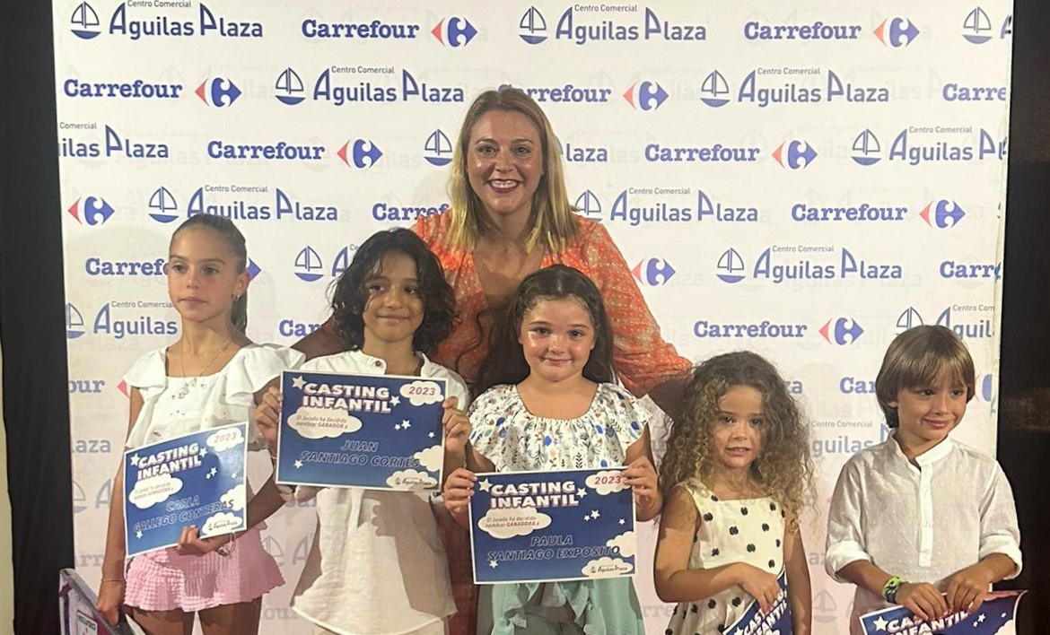 Centro Comercial Águilas Plaza premia a los cinco ganadores del casting infantil