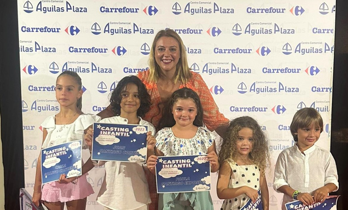 Centro Comercial Águilas Plaza premia a los cinco ganadores del casting infantil