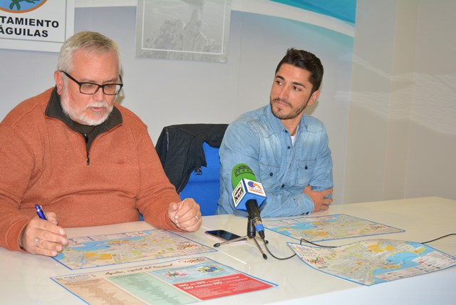 El Ayuntamiento edita un plano bilingüe de Águilas específico de Carnaval 
