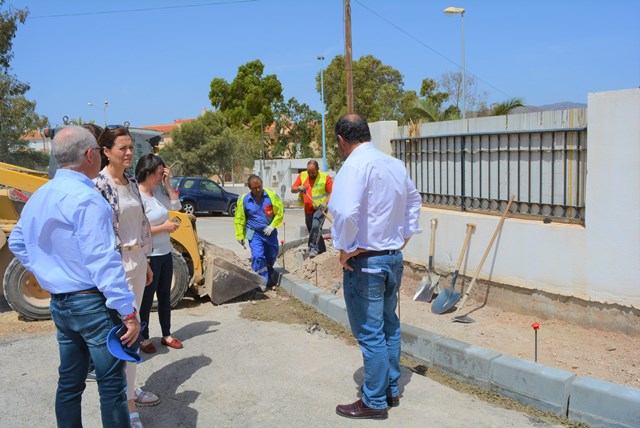 Obras de mejora en varias calles de la pedanía aguileña de Calabardina  