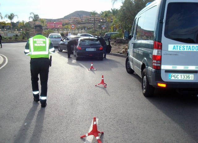 La Guardia Civil realiza cerca de 4.000 pruebas  de alcoholemia y drogas durante las fiestas de carnaval en Águilas 