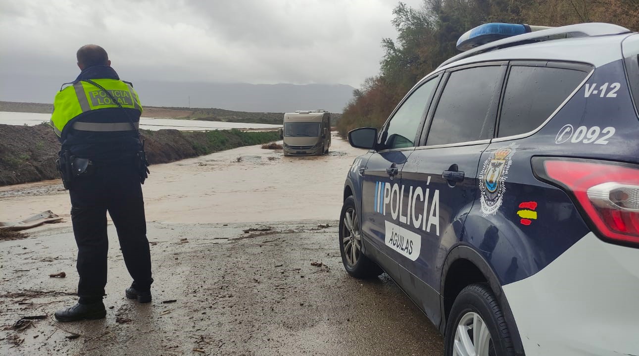 La AEMET activa el aviso amarillo por lluvias en Águilas para esta noche y madrugada