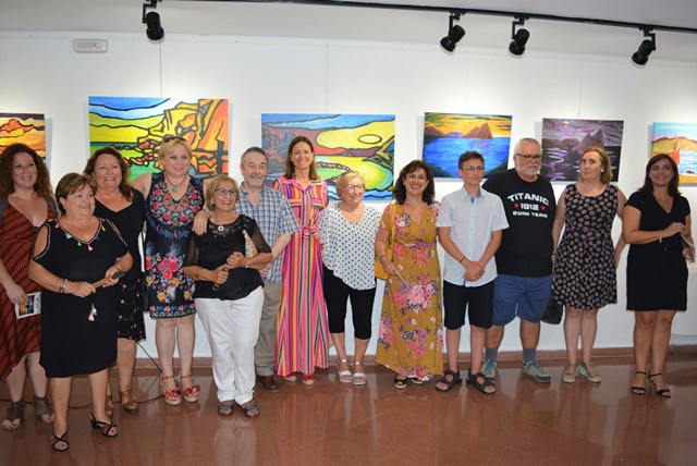  La exposición colectiva Expo-18 muestra los trabajos de diferentes artistas afincados en Águilas 
