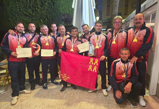 Varios aguileños en la Selección Murciana de Pesca proclamada Campeona de España
