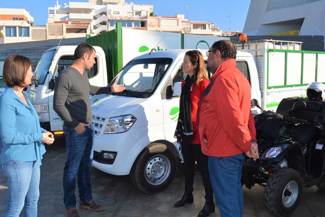 El Ayuntamiento de Águilas apuesta por los vehículos no contaminantes para la nueva flota del servicio de mantenimiento de jardines