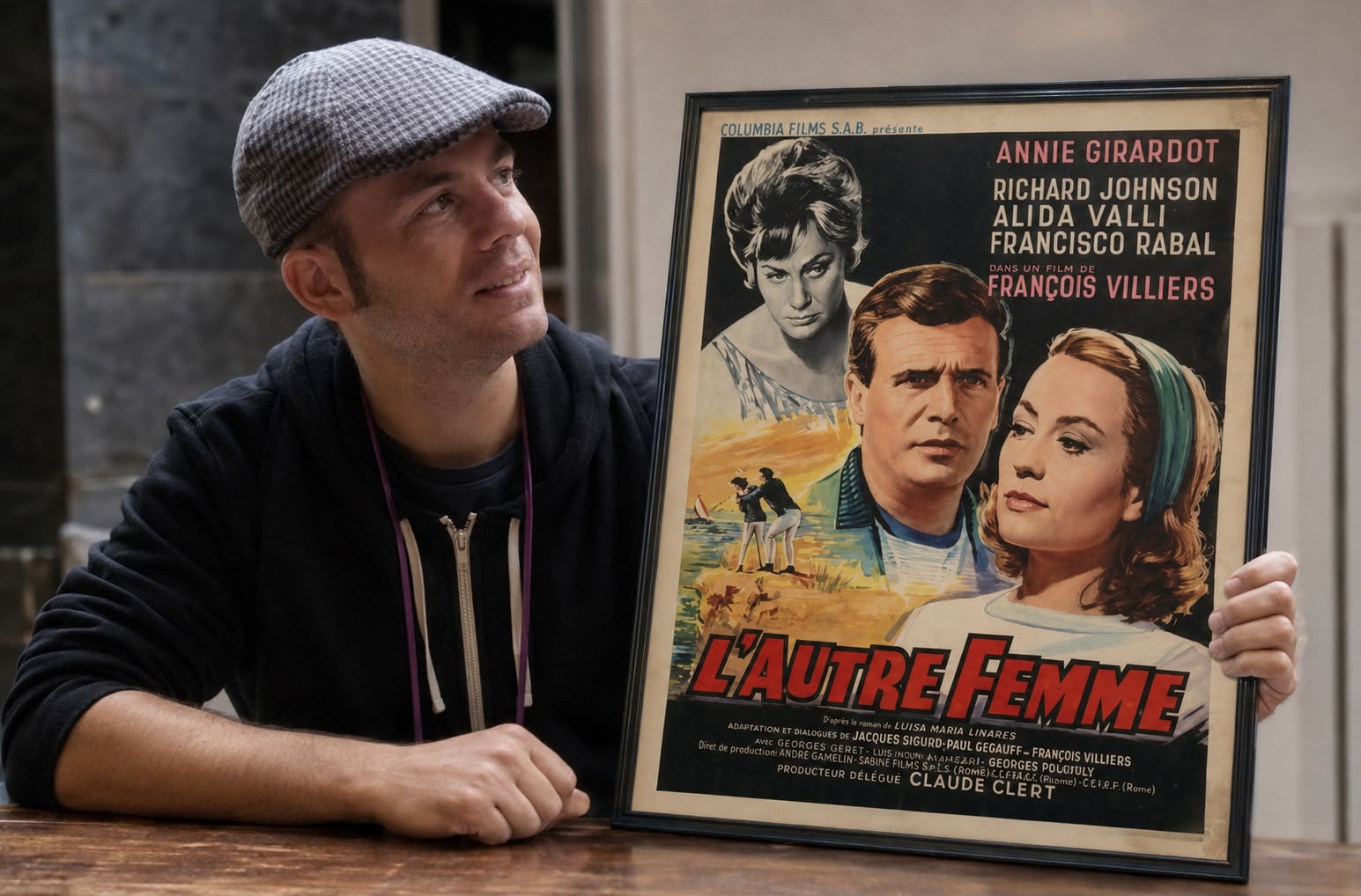 El historiador Pedro Francisco Sánchez Albarracín localiza en Francia una película inédita de Paco Rabal rodada en Águilas