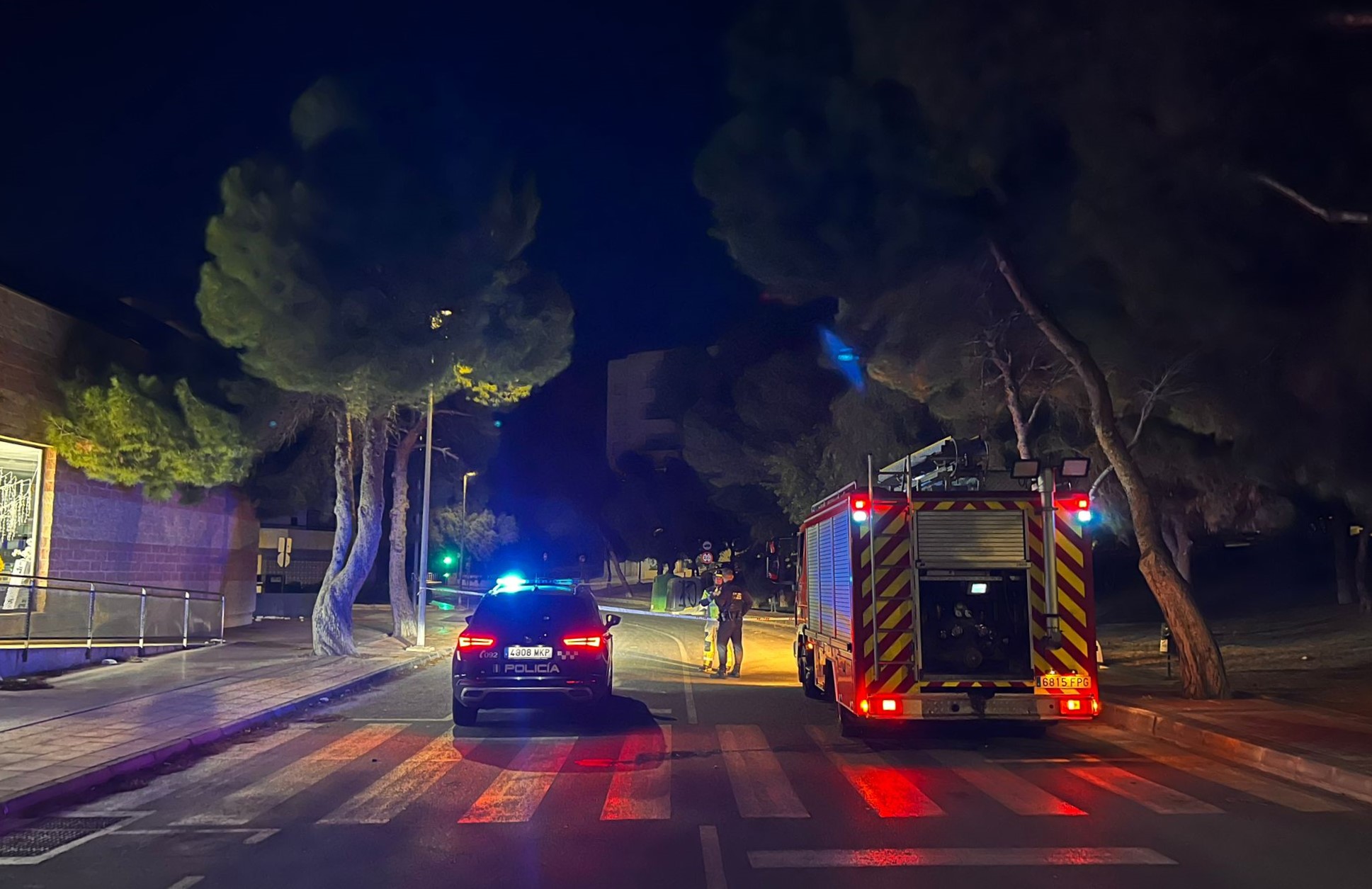 Policía Local de Águilas atiende numerosas incidencias por el temporal y actúa en varios incidentes de seguridad ciudadana