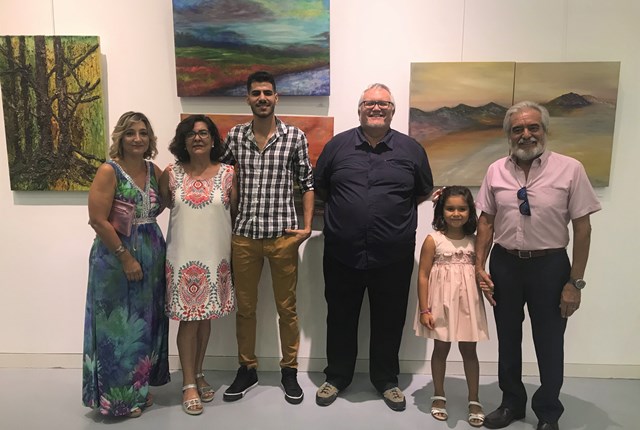 El Auditorio de Águilas acoge la exposición colectiva de César Antonio Pons, María del Pilar Jiménez y José Antonio Segura