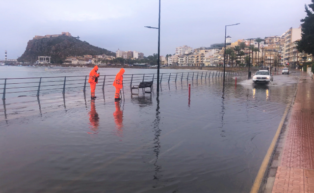Águilas permanecerá en Alerta Amarilla por lluvias hasta las 21 horas de mañana jueves