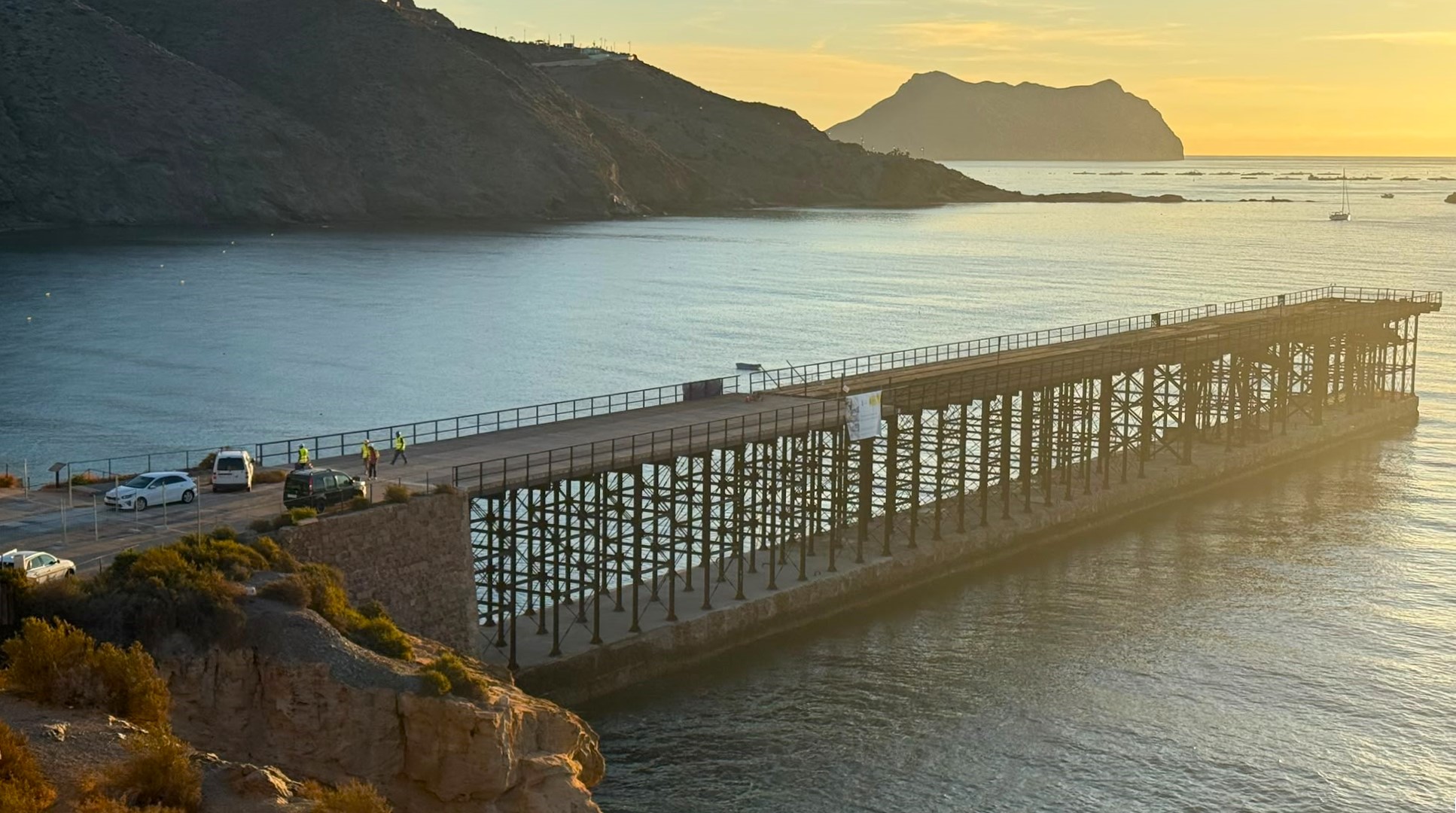 Comienzan en Águilas las obras de la segunda fase de rehabilitación del Embarcadero del Hornillo