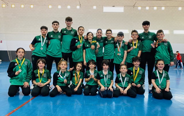 El Club de Kárate Nintai logra 18 medallas en el campeonato regional infantil y se posiciona como el mejor club regional clasificado