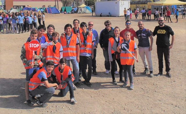 El Grupo Scout Severo Montalvo de Águilas actúa de anfitrión ante más de trescientos participantes en un curso de guías y subguías   