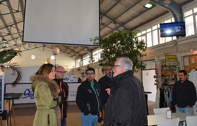 La Plaza de Abastos de Águilas sigue adaptándose a los nuevos tiempos ofreciendo WIFI gratuito y un sistema de imagen y megafonía 