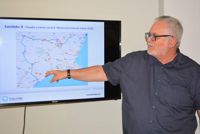 Águilas será el único municipio costero de la Región por el que discurrirá la Ruta Europea Cicloturista ‘Eurovelo’