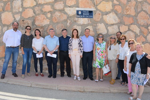 Águilas dedica una calle a la Madre Teresa de Calcuta