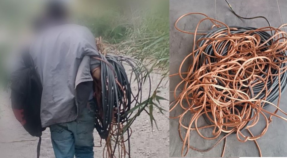 Investigado un individuo por varios delitos de hurto de cableado eléctrico en Águilas