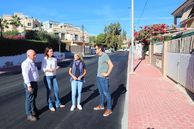 La alcaldesa de Águilas vuelve a solicitar a la Dirección General de Carreteras el arreglo de la RMD15 a su paso por Calabardina